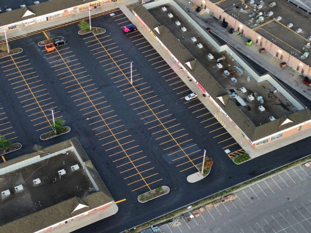 Previous Seal Pro Parking Lot Sealing Project 1