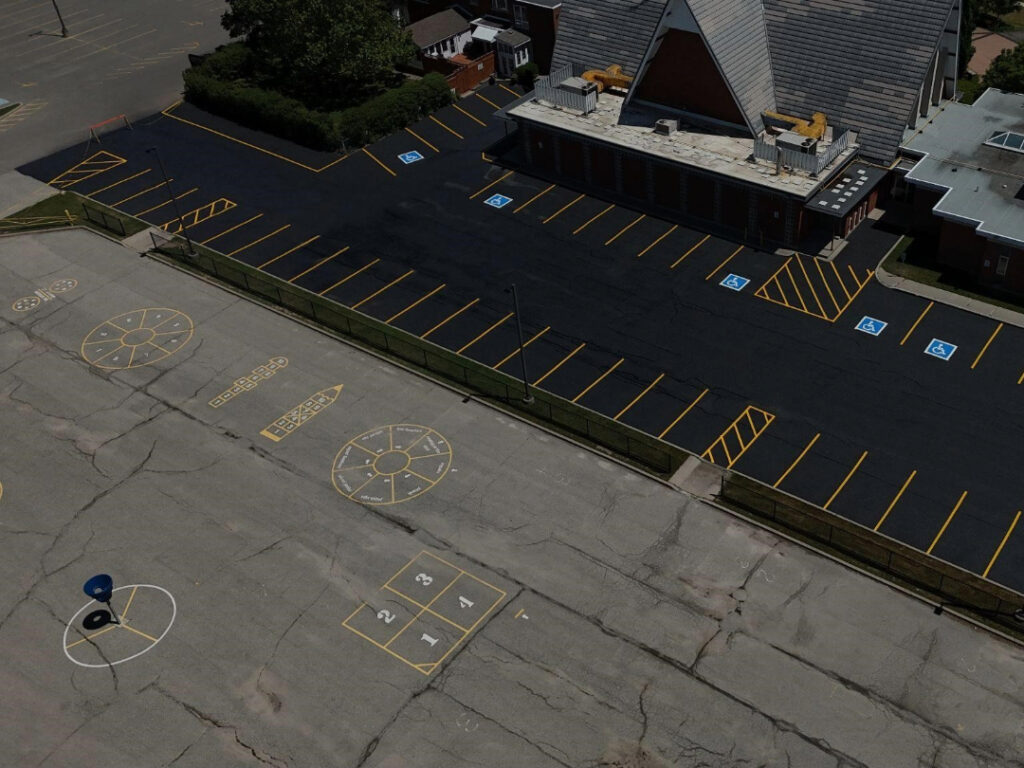 Previous Seal Pro Parking Lot Sealing Project 5